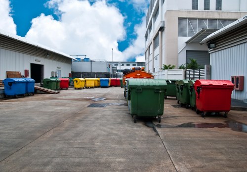 Eco-friendly waste disposal in Pimlico construction site